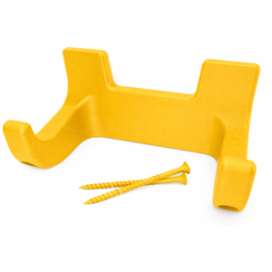Hedger Wall Mount  Secure & Space-Saving Storage for Hedge Trimmer (Yellow)