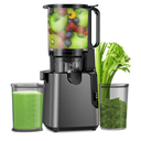 Juicer Machines with 5.8" Large Feed Chute, Cold Press Juicer for Whole Vegetables and Fruits 400W, Slow Masticating juicer Easy to Clean Juice Extractor Machine High Juice Yield