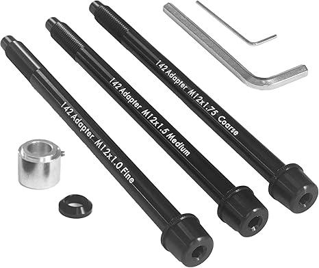 benut 12x142mm Thru Axle Adapter Compatible with Wahoo KICKR SNAP, 12x142mm Bike Adapter Kit with Tools,Durable High-Strength Construction, Not Suitable for 12x135mm,12x148mm