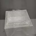 PecMuikee Buffet Risers, Food Risers for Buffet Table, Display Stand Shelf for Catering Dessert Collectibles Jewelry Figures Show, Acrylic Cube Display Nesting Risers with Hollow Bottoms 3PCS