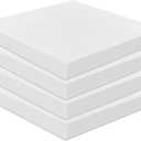 Frienda 4 Pack 3" x 20" x 20" Upholstery High Density Foam Cushion Seat Replacement Square Cut to Size Foam Couch for Patio Furniture Commercial Dinning Chair Couches Benches Padding DIY Projects