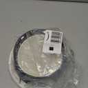 HG Power 6 Inch Soffit Vent Cover  Round ABS Louver with Built-in Screen Mech for Attic, Bathroom, Garage & Dryer Duct Ventilation (150mm,White)