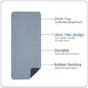 Bosap Bath Mat,Ultra Thin Bathroom Runner Rugs,Large Bath Mats for Bathroom,Quick Dry,Non-Slip,Machine Washable,Low Pile,Bath Rug,Shower Outside,Sink,Home Decor Accessories.Blue,1'5"x4'11"17x59inch