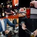 2 x JETKONG 3 Pcs Cocktail Mixing Spoons 12-Inch Bar Spoon Long Stirring Spoon Drink Stirrers Cocktail Spoons for Tea, Coffee, Ice Cream, Juice, Drinks, Milkshakes