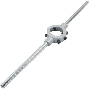 2-3/16 Inch (55mm) Die Stock Handle Wrench, M22-M26 Adjustable Die Wrench Handle Holder, Heavy Duty Round Die Holder