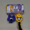 Vvinca Transform Toys Walkie Talkies for Kids 2 Pack - Toys 3-12 Year Old Boy Birthday Gift for Kids, Robots Walkie Talkies Adjustable Strap Voice-Changing Clear Sound Camping Outdoor Games (02 Yellow + Blue)