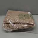 RESARE Waffle Bathroom Runner Rugs, Super Absorbent Bath Mat Non Slip Washable Quick Dry, Upgraded Ultra Soft Boho Bath Rugs with Tassels for Hallway Bedroom Laundry Room, 2'x5'(24"x60"), Brown