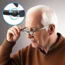 Flexvision Adjustable Vision Glasses Flex Focal Length Adjustable with Dial Vision for Near and Far Vision - Men & Women, Unisex.
