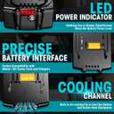 3.0AH Battery Compatible with Makita 18V Battery BL1860B BL1850 BL1850B BL1840 BL1840B BL1830 BL1830B BL1815 BL1815B, for Makita 18V Cordless Tool