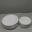 JollyPack 100 Piece Disposable Silver Plastic Party Plates, Including 50 10 Inch Dinner Plates and 50 7 Inch for Dessert, Great for Parties, Weddings, Home Use, and Christmas