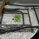 Cocktail Table 28in Portable Folding Bar Height Table, Compact Round High Top Plastic & Steel Bistro with Removable Legs, for Indoor Outdoor RV Patio Catering Parties Commercial Events-1pc (White)