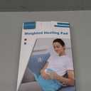 Comfytemp Weighted Heating Pad for Period & Back, 2.2lb FSA Eligible Menstrual Heated Pad, Birthday Gifts for Mom/Women/Wife, 12" x 24" HSA Electric Heat Pad with 9 Heat Level for Neck Shoulder, Red