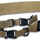 S2Delta - USA Made Premium 2 Point Rifle Sling, Fast Adjustment, Modular Attachment Connections, Comfortable 2 Wide Shoulder Strap (Coyote Tan Push Button)