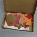 Hillban 250 Pcs Paper Fall Leaves Die Cuts Bulk Autumn Leaf Cutout Thanksgiving Autumn Leave Decor Multicolor Mixed Leaves for Fall Bulletin Board and Craft Projects Party Decor (2.4 Inches)