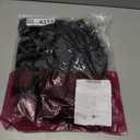 Plus Size Blouse for Women - Elegant Lace Flowy Tunic Tops Dressy Casual Long Sleeve Button Down Shirts (Black, XXL)