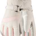 Winter Ski Gloves for Men & Women, Waterproof Insulated Cold Weather Work Gloves, Touchscreen Snow Gloves for Skiing, Snowboarding, Running, Cycling, Winter Work