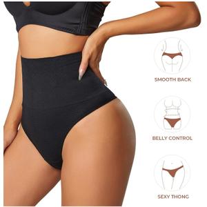 Thong Shapewear Tummy Control Underwear for Women Seamless Body Shaper Panties, Size Medium