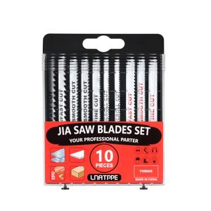 A14AK10 for Ryobi Jig Saw Blades Assortment, All-Purpose Jig Saw Blade Kit (10-Piece)