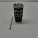 KOOLDRINK Tears of My Staff Tumble-Funny Gifts for Boss from Corworker-Best Bosses Day Farewell Christmas Birthday Gifts for Men Women Assistant,Principal-20oz insulated Travel Mug Black