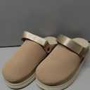 Genuine Suede Clogs for Women - Memory Foam Platform Clogs Lightweight Womens Clog & Mules Golden Star Clog Sandals Potato Shoes 2025, Size 7