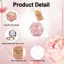 36 Sets Quinceanera Party Favors for Guests Rose Gold Compact Mirror Bulk for 15th Birthday Sweet Souvenir Gifts with Thank You Cards for Wedding Reception Party