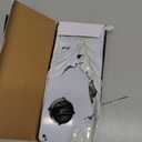 Double Hole Door Knob Reinforcement Plate, Brushed Nickel, Fits 1-3/4" Doors, 2-3/4" Backset, Door Lock and Door Knob Cover Plate, Deadbolt Cover Plate Reinforce and Repair Wood or Metal Doors (NDH-70-45)