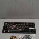 NPET CR87 Mechanical Gaming Keyboard, Hot-Swappable 87-Key Compact, RGB Gaming Keyboard with 45g Red Switches, Anti-Ghosting, for PC Gaming & Typing, Beginner-Friendly (Black&Grey)