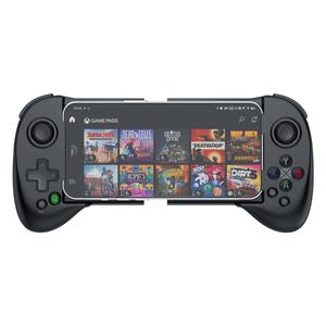 Mobile Game Controller for iPhone/Android with 4 Mapping Button/Joystick Can Adjust Height Phone Game Controller - PS Remote Play, Xbox Cloud, Steam Link, GeForce NOW (For iPhone&Android, Black)