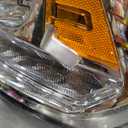 Dasbecan OE Projector Halogen Headlights w/LED Signal DRL Compatible With Dodge Ram 1500 2500 3500 2013-2018 Left Driver Side Headlamp assembly Chrome Trim w/Bulbs Replaces#68324941AD CH2502290