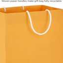 Hallmark Recyclable Gift Bag Assortment (8 Bags: 3 Small 6", 3 Medium 9", 2 Large 13") Pastel Blue, Pink, Yellow, Purple, Orange, Green for Birthdays, Easter, Baby Gifts, Bridal Showers