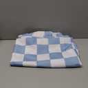 Checkered Table Cloth Rectangle, Classic Blue Checkerboard Tablecloth for Picnic, Racing Party, Dinner Table Cover, Waterproof Washable Wrinkle Resistant 55''x84''