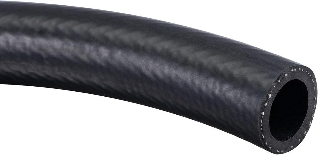uxcell 3/4" ID Fuel Line Hose, 1 1/16" OD 5ft Oil Tubing Black for Small Engines