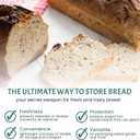 Reusable Plastic Bread Bags for Homemade Bread - 200 Pack Clear Bag with Ties For An Airtight Moisture-free Preservation and Storage - Loaf for Home Bakers and Bakery Owners