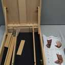 Falling in Art Wooden Tabletop Easel, Beech Wood Sketchbox Desktop Easel for Painting, Portable Art Drawing Easel for Beginners and Professionals