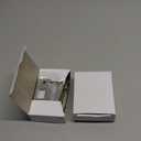 304 Stainless Steel Door Knobs Ring Doors Pulls Corridor Hidden Recessed Cup Handle Install Pocket Door Lock Privacy Sliding Door Latch, 1 Set Doorknobs (Silver)