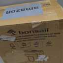 Bonsaii Paper Shredder for Home Use, 3.4 Gal Wastebasket, 6 Sheet Crosscut Paper Credit Cards, Staples, and Clips Shredder for Home Office Use, Portable Handle Design (C237-B New Version)