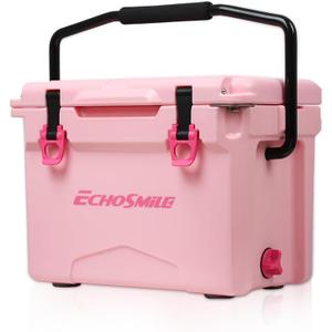 EchoSmile 12/18/25 Quart Rotomolded Cooler, Built to Stand up to The Rigors of The Journey