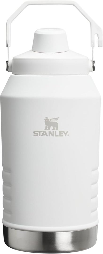Stanley IceFlow Fast Flow Jug with Handle 96 oz | Twist On Angled Spout Lid | Leakproof for Travel and Sports | Insulated Stainless Steel | BPA-Free | Frost 2.0