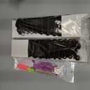Crochet Human Hair Dark Brown Deep Wavy Curly Human Hair Crochet Extensions 120g Invisible Micro Loop Kontless Human Crochet Hair for Black Women 4# 18Inch 100 Strands(18Inch Brown)