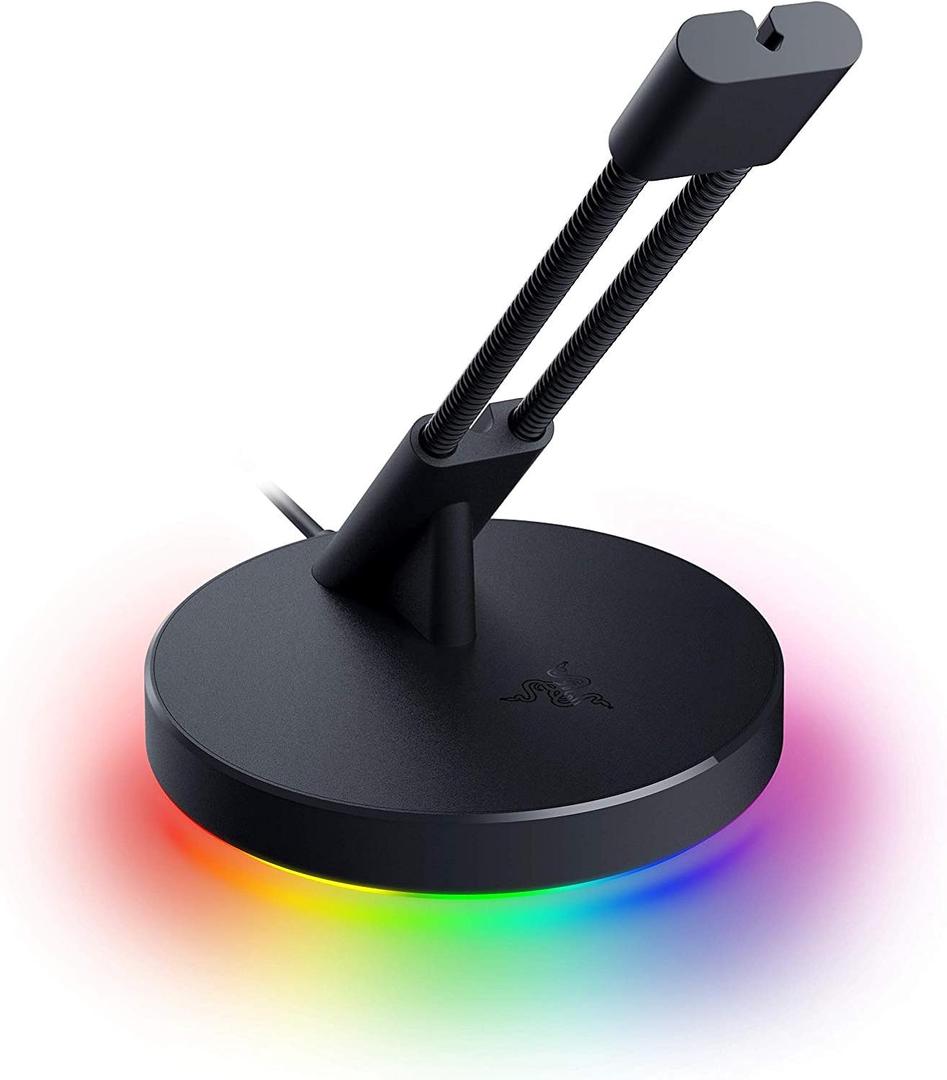 Razer Gaming Mouse Bungee V3 Chroma: Drag-Free Wired Mouse Support - for Esports-Level Performance - Weighted Base - Anti-Slip Feet - Classic Black Razer Gaming Mouse Bungee V3 Chroma: Drag-Free Wired Mouse Support - for Esports-Level Performance - Weighted Base - Anti-Slip Feet - Classic Black