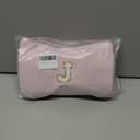 Personalized Initial Makeup Bag Set, 3pcs Monogram Makeup Bag with Large & Small Pouch and Waist Bag, Initial Makeup Bag Organizer for Travel, Luggage, Daily Use and Cute Gifts (J)