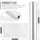 FunooFuno 40in x 150ft Clear Cellophane Wrap Extra Wide, Transparent Cellophane Paper Roll for Gift Basket, Cookies, Candy, Flower Bouquet, Soap Packaging
