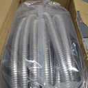 Giraffe Tools Garden Hose 100ft x 3/4", 304 Stainless Steel Metal Water Hose, No Kink Garden Water Hose with 9 Pattern Spray Nozzle, Flexible, Lightweight, Kink Free Hose for Yard, Outdoor