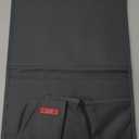 5 Pockets Bedside Caddy, Bedside Storage Organizer for Water Bottles, Magazines, Phone, Glasses (5 Pockets-Grey) 13x19 inch