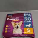 Inspire Pet Care Dog Diapers Female Dogs | Bulk Value Doggie Incontinence, Accidents, for Heat, Pee or Period and Housebreaking, Small, 50 Count