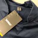 TACVASEN Mens Thermal Fleece Shirt Mock Turtle Neck Base Layer Long Sleeve Athletic Warm Undershirt Winter Running Tops (Blue, L)