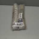 2 x Mens Linen Pants Loose Fit Elastic Waist Drawstring Casual Summer Beach Pants with Pockets Trousers for Men (Gray, XL)