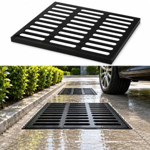 24 x 24 Inch Cast Iron Drain Grate, B-Class 28100 Lb Drain Cover