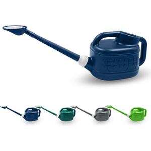 1 Gallon Watering Can, Garden Watering Can Outdoor, Plant Water Can with Removable Long Spout and Stainless Steel Sprinkler Head, Plastic Indoor Watering Cans for Gardening Flower Plants