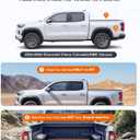 Truck Bed Mat for 2023-2024 2025 2026 Chevy Colorado & GMC Canyon 5FT Bed, Custom Fit TPE Bed Liner, Heavy Duty All Weather Cargo Bed Protection, Anti-Slip, Waterproof, Easy to Clean